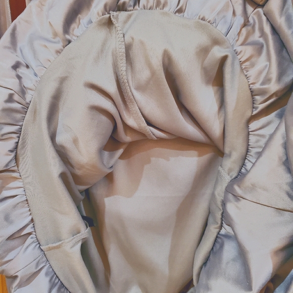 Ruby Rox Silver Fancy Prom Mini Dress - Picture 6 of 8